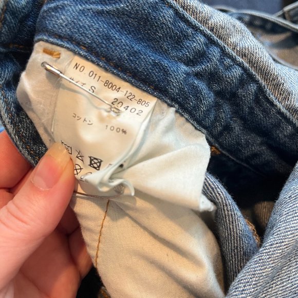 Pageboy Japanese Brand Alicia Overalls Distressed Sized Small - Picture 8 of 8